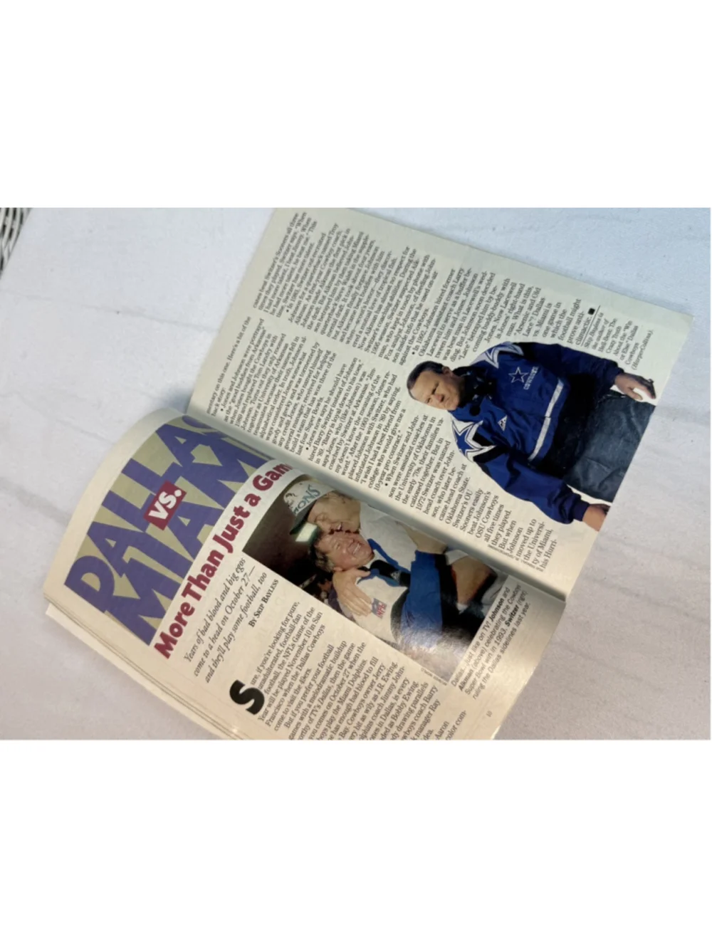 Vintage TV GUIDE SPECIAL ISSUE NFL '96 EMMITT SMITH TROY AIKMAN DALLAS COWBOYS